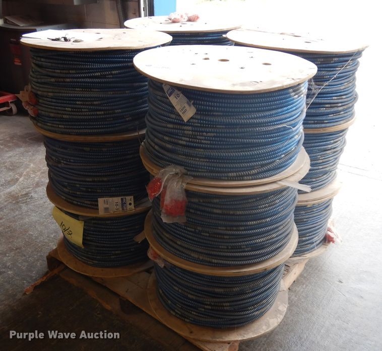 image for item KU9114 (12) rolls of 10/2 copper cable