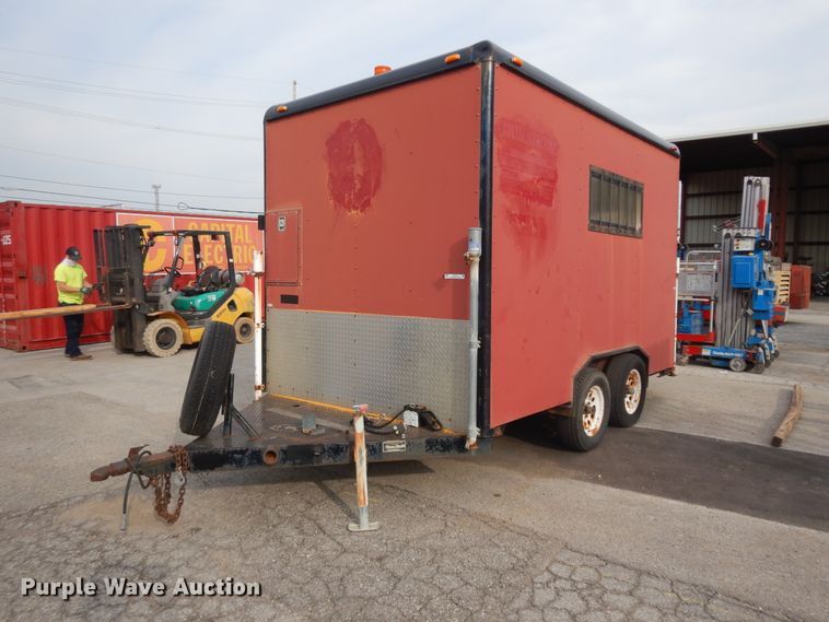 image for item KU9115 1999 Fiber  enclosed cargo trailer