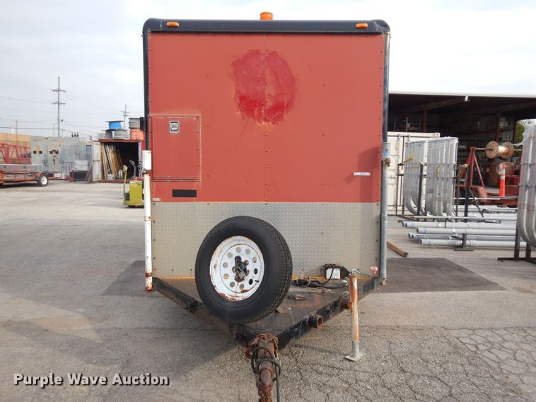 image for item KU9115 1999 Fiber  enclosed cargo trailer