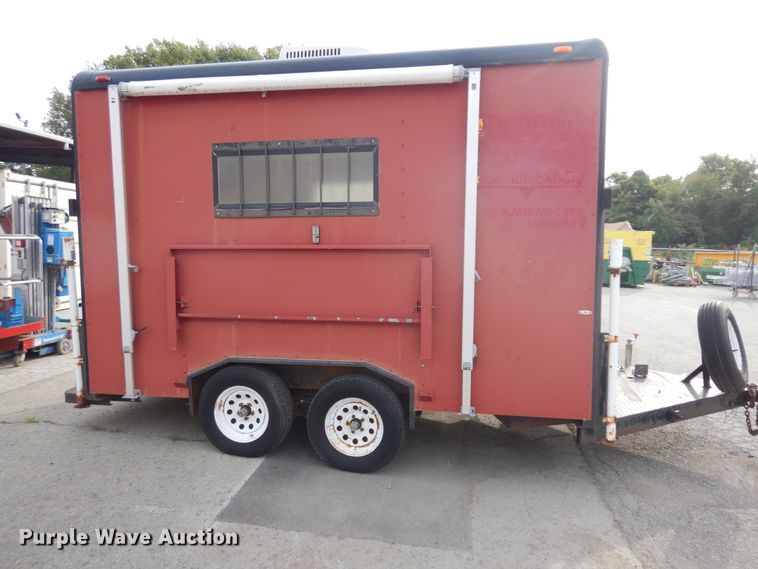 image for item KU9115 1999 Fiber  enclosed cargo trailer