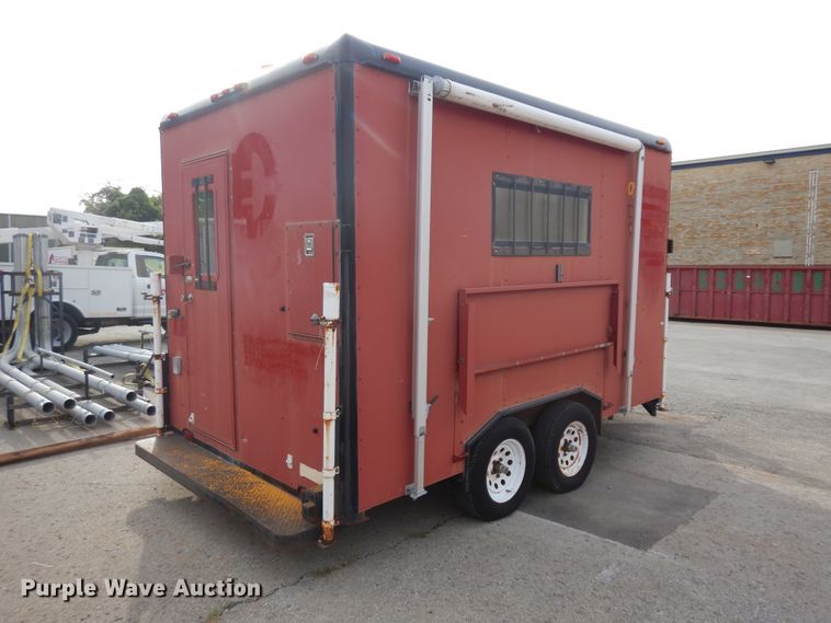 image for item KU9115 1999 Fiber  enclosed cargo trailer