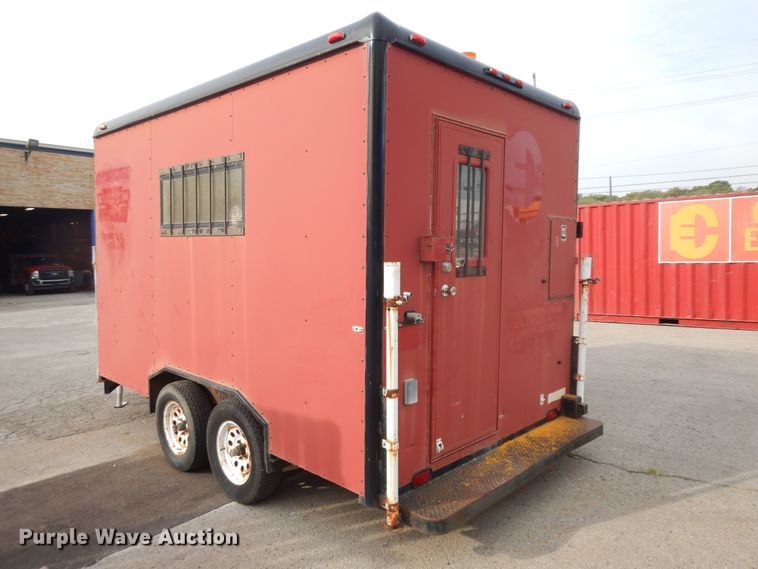 image for item KU9115 1999 Fiber  enclosed cargo trailer