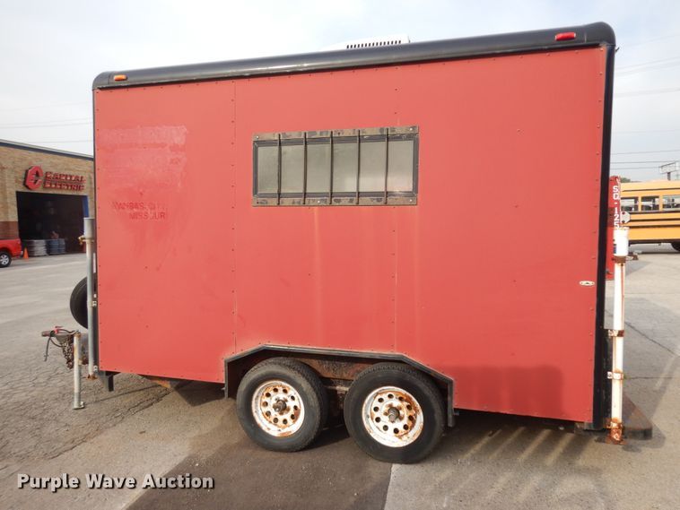 image for item KU9115 1999 Fiber  enclosed cargo trailer