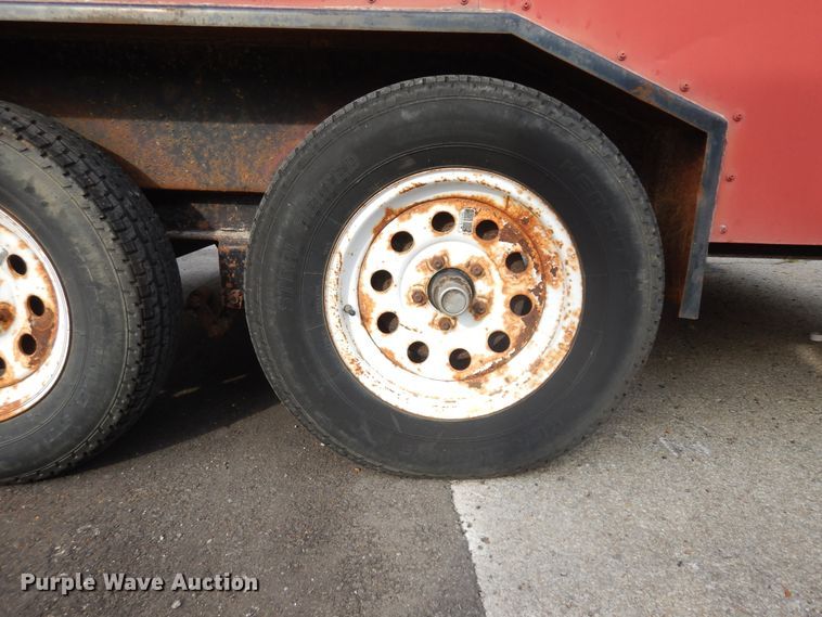 image for item KU9115 1999 Fiber  enclosed cargo trailer