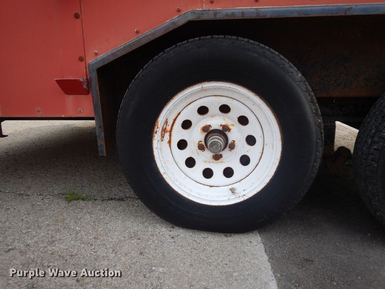 image for item KU9115 1999 Fiber  enclosed cargo trailer