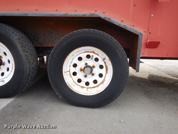 image for item KU9115 1999 Fiber  enclosed cargo trailer