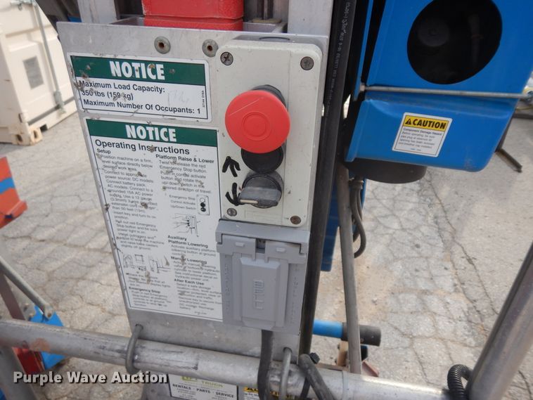 image for item KU9116 (3) Genie vertical lifts