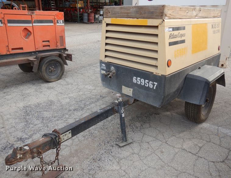 image for item KU9117 2006 Atlas Copco XAS 97  air compressor