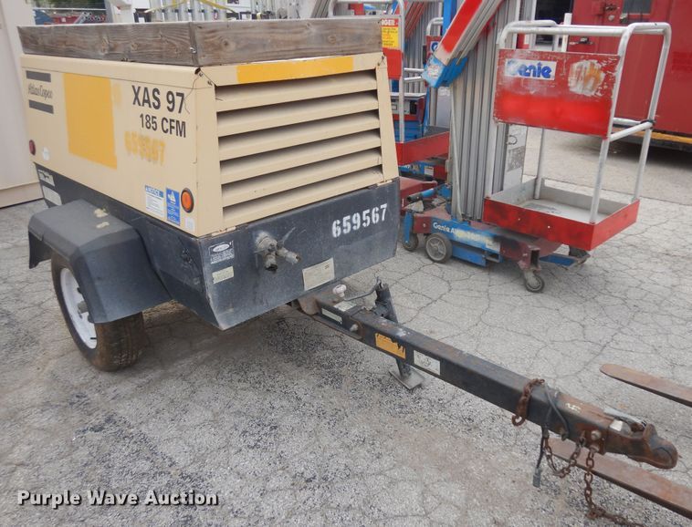 image for item KU9117 2006 Atlas Copco XAS 97  air compressor