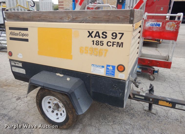 image for item KU9117 2006 Atlas Copco XAS 97  air compressor