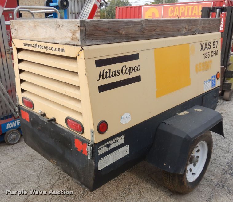 image for item KU9117 2006 Atlas Copco XAS 97  air compressor