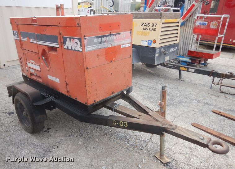 image for item KU9118 Multiquip Whisperwatt 15  generator