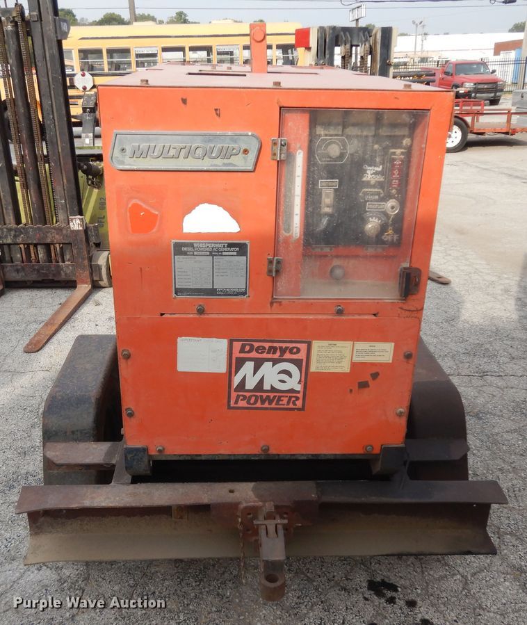 image for item KU9118 Multiquip Whisperwatt 15  generator