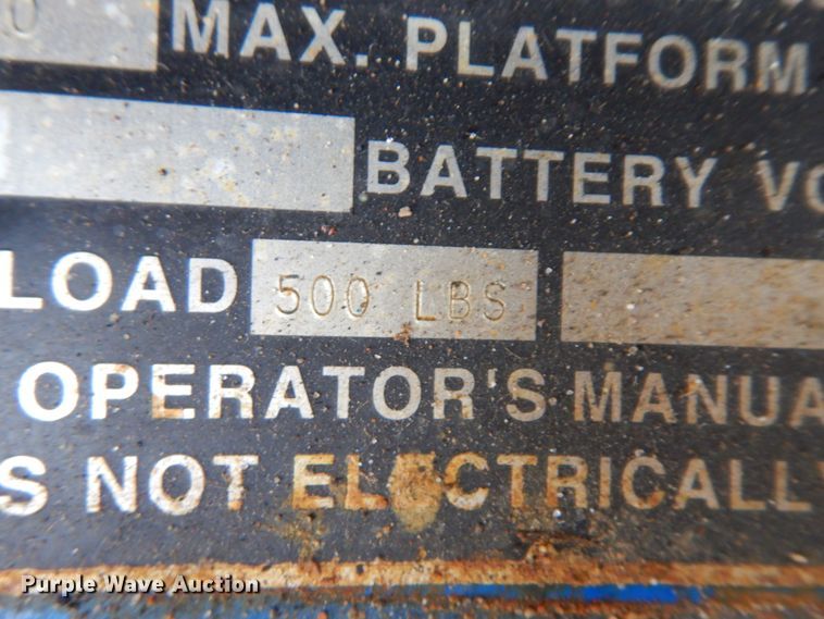 image for item KU9120 Up Right 65700-000  scissor lift