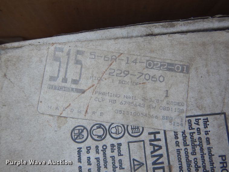 image for item KV9077 Approximately 36 boxes of nails
