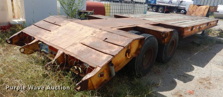 image for item DG1725 1981 Belshe T-10CN  equipment trailer