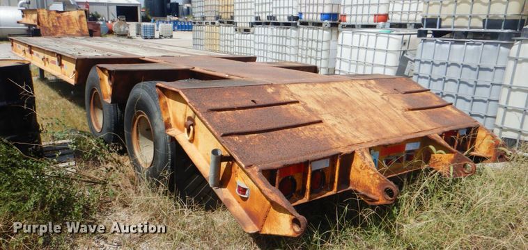 image for item DG1725 1981 Belshe T-10CN  equipment trailer
