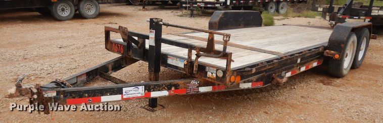 image for item DH7284 2015 PJ Trailers  tilt deck equipment trailer