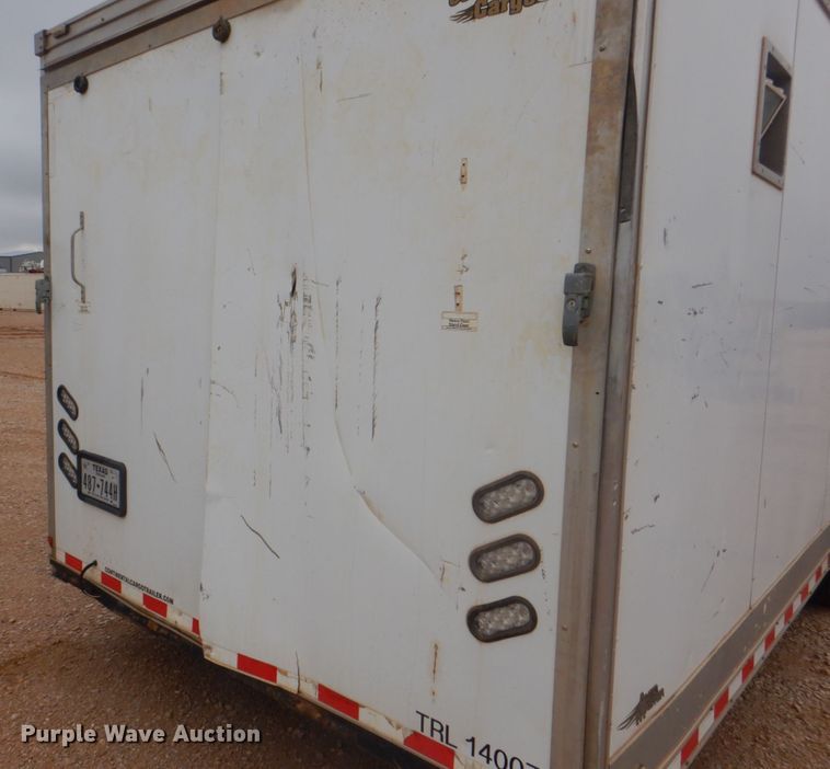 image for item DH7287 2014 Forest River  enclosed cargo trailer