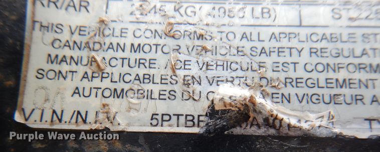 image for item DH7288 2010 Snake River Trailers  utility trailer