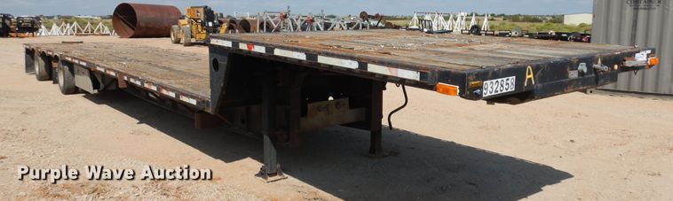 image for item DH7292 2003 Transcraft  drop deck trailer