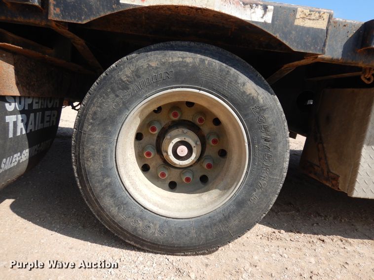 image for item DH7292 2003 Transcraft  drop deck trailer