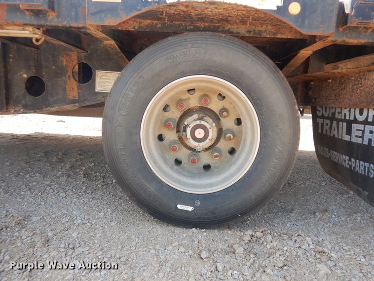 image for item DH7292 2003 Transcraft  drop deck trailer