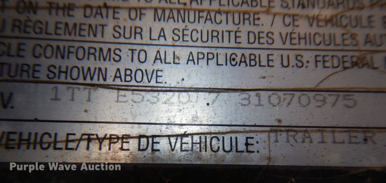 image for item DH7292 2003 Transcraft  drop deck trailer