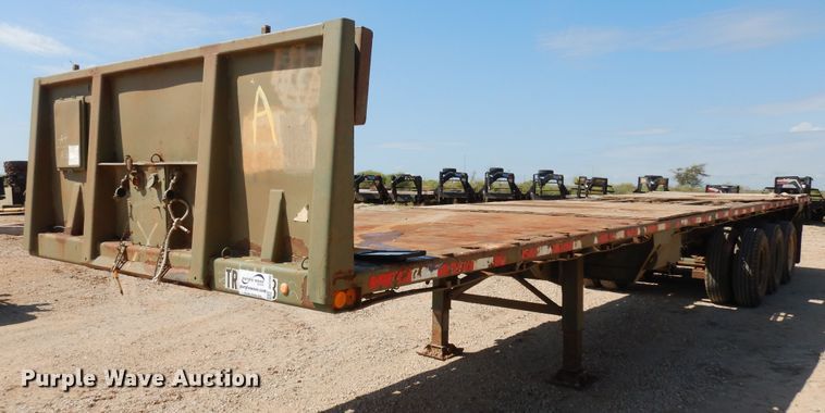 image for item DH7293 1986 M113A2 flatbed trailer