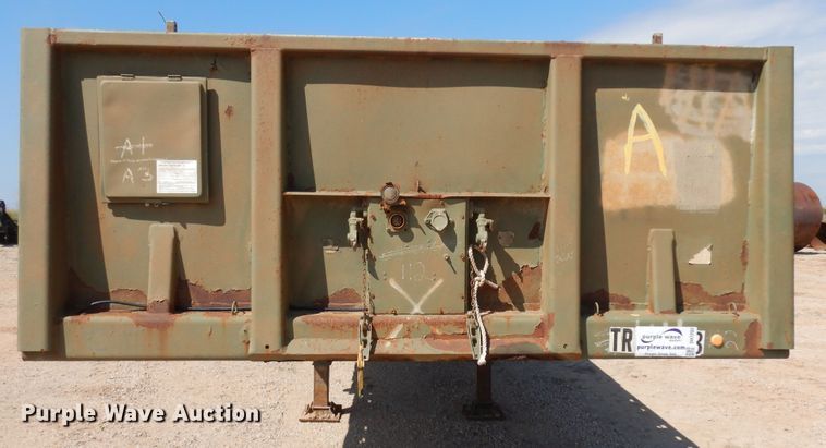 image for item DH7293 1986 M113A2 flatbed trailer