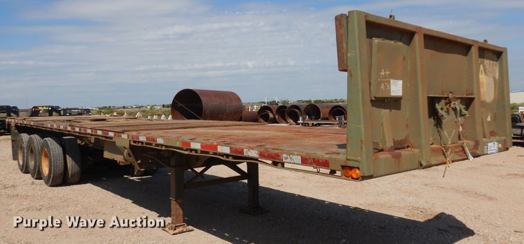 image for item DH7293 1986 M113A2 flatbed trailer