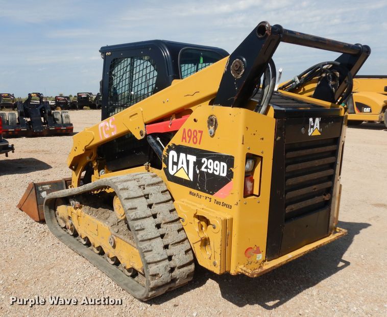 image for item DH7294 2014 Caterpillar 299D  tracked skid steer loader