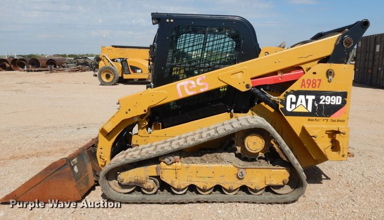 image for item DH7294 2014 Caterpillar 299D  tracked skid steer loader