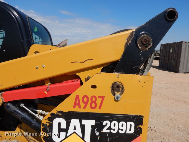 image for item DH7294 2014 Caterpillar 299D  tracked skid steer loader