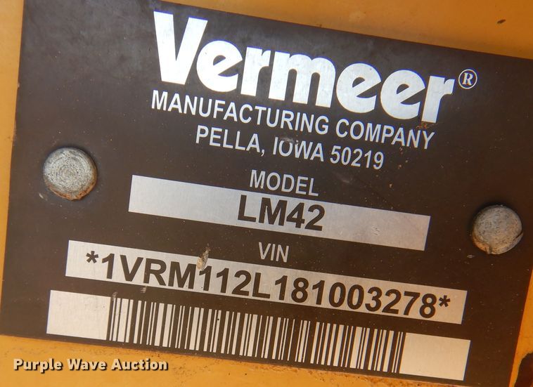 image for item DI5352 2008 Vermeer LM42  trencher