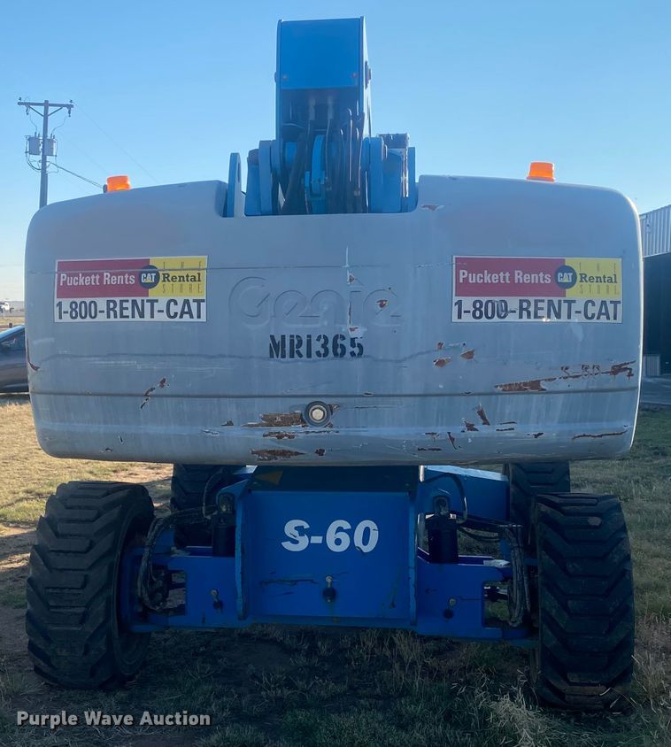 image for item DI5354 2011 Genie S-60X  boom lift