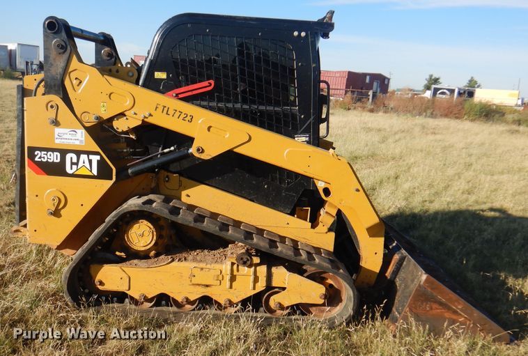 image for item DI5355 2016 Caterpillar 259D  tracked skid steer loader