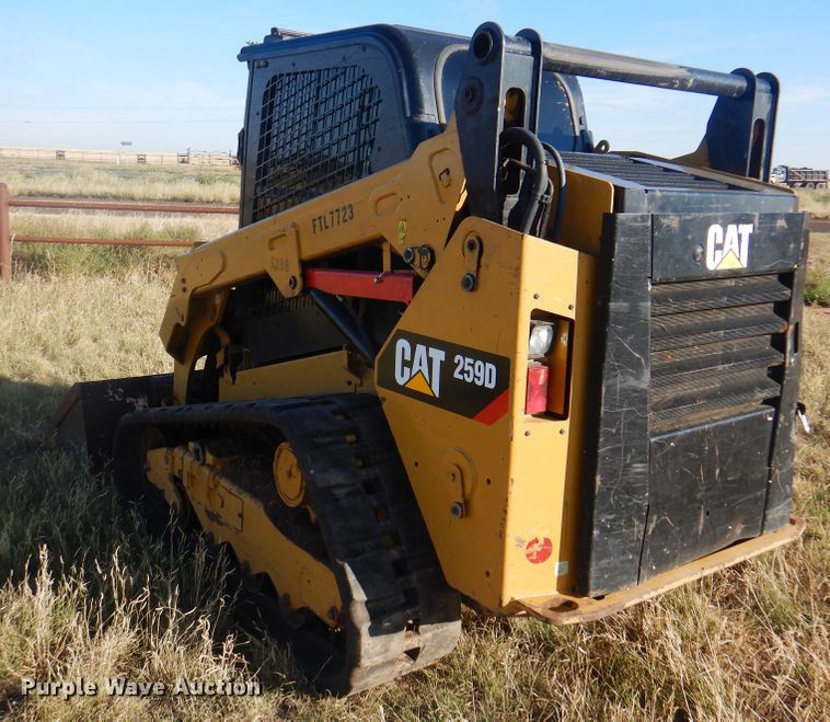 image for item DI5355 2016 Caterpillar 259D  tracked skid steer loader