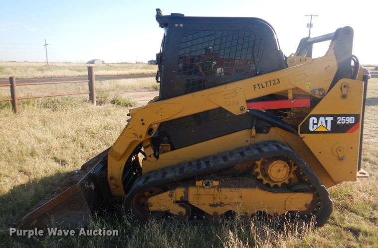image for item DI5355 2016 Caterpillar 259D  tracked skid steer loader