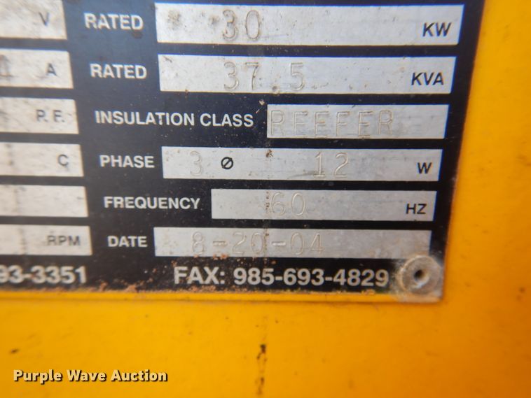 image for item DI5356 2004 Welch QPD30CM  generator