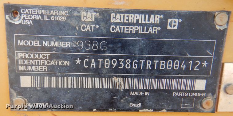 image for item DI5358 2004 Caterpillar 938G  wheel loader