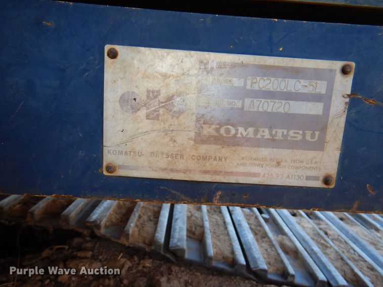 image for item DI5372 Komatsu PC200LC-5L  excavator