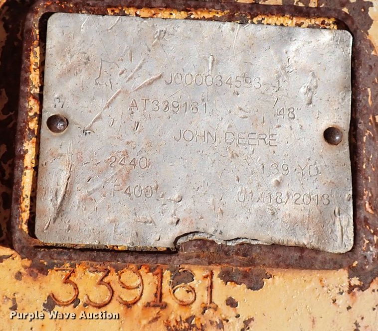 image for item DI5751 John Deere  excavator bucket