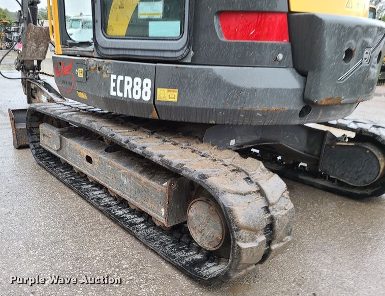 image for item DI6242 2012 Volvo ECR88  mini excavator