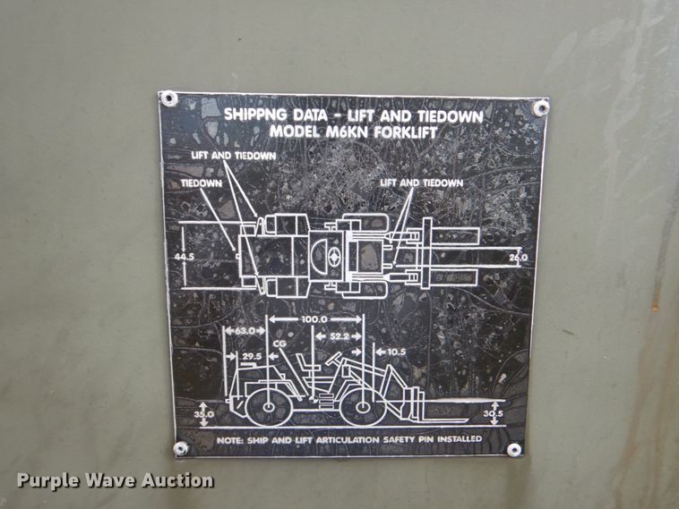 image for item DJ0799 1990 Case M6KN  forklift