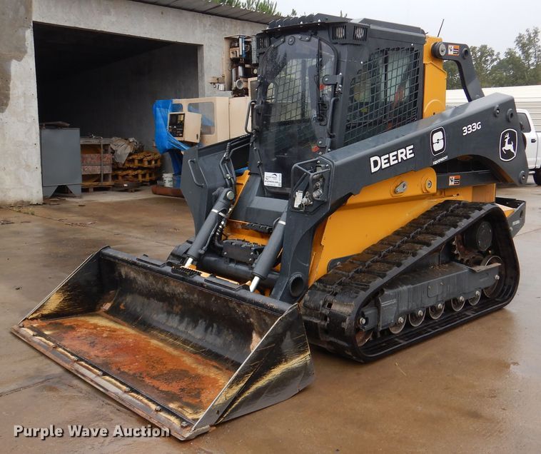image for item DJ7404 2021 John Deere 333G  tracked skid steer loader