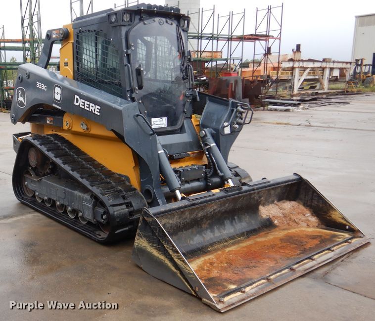 image for item DJ7404 2021 John Deere 333G  tracked skid steer loader