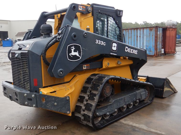 image for item DJ7404 2021 John Deere 333G  tracked skid steer loader