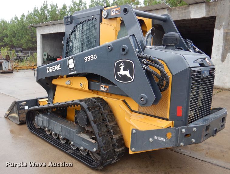 image for item DJ7404 2021 John Deere 333G  tracked skid steer loader