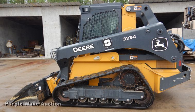image for item DJ7404 2021 John Deere 333G  tracked skid steer loader